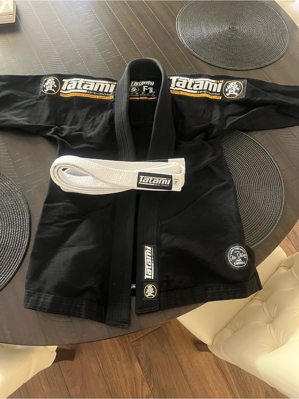 Tatami Women’s Black BJJ Gi with White Belt